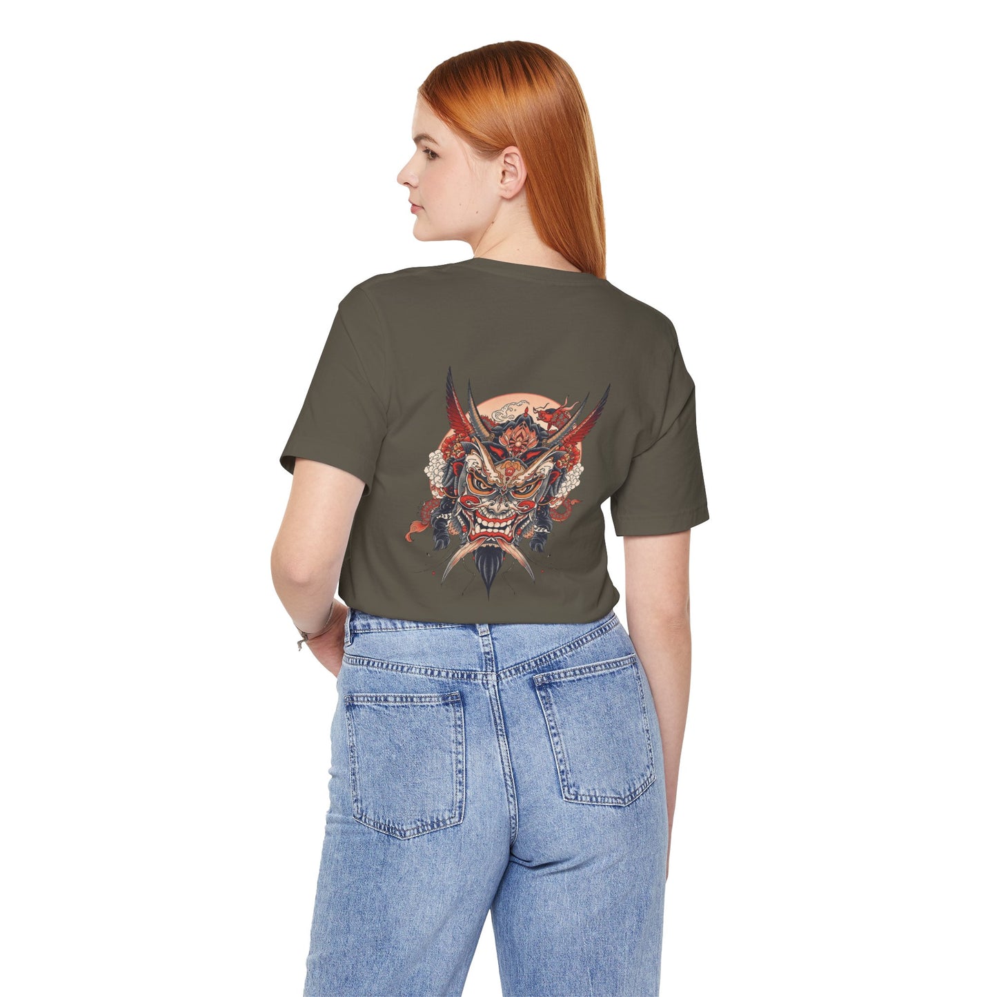 The Bold Oni Mask Streetwear T-Shirt