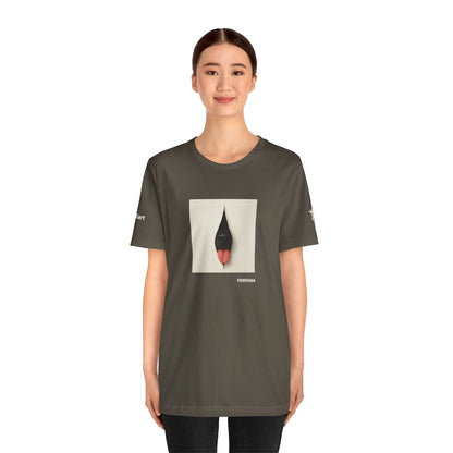 T-Shirt unisex  DOGART - FONTANA - Un dipinto iconico rivisitato con i cani