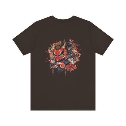 The Bold Oni Mask Streetwear T-Shirt