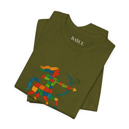 SAGITTARIUS - T-shirt, The Zodiac in Colors