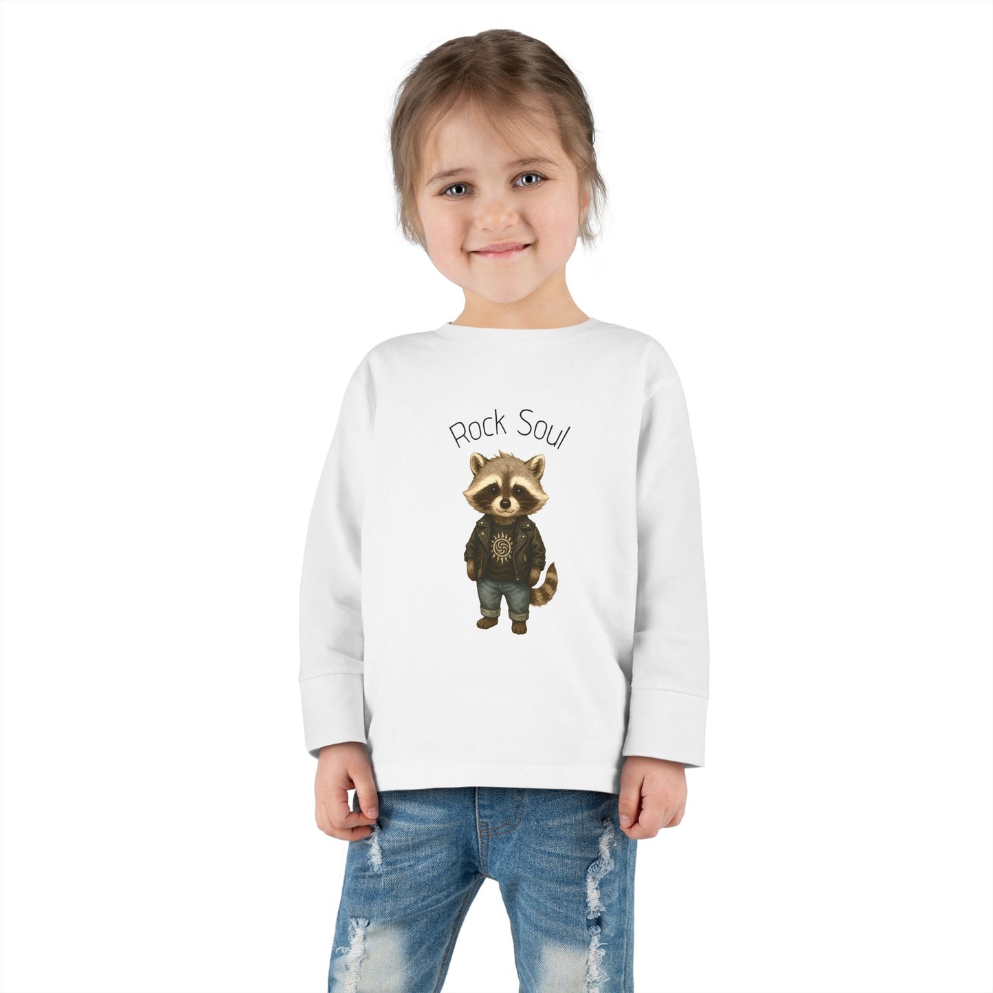Magliette Rock Soul Kids - Procione - Animali dolci con un ritmo ribelle