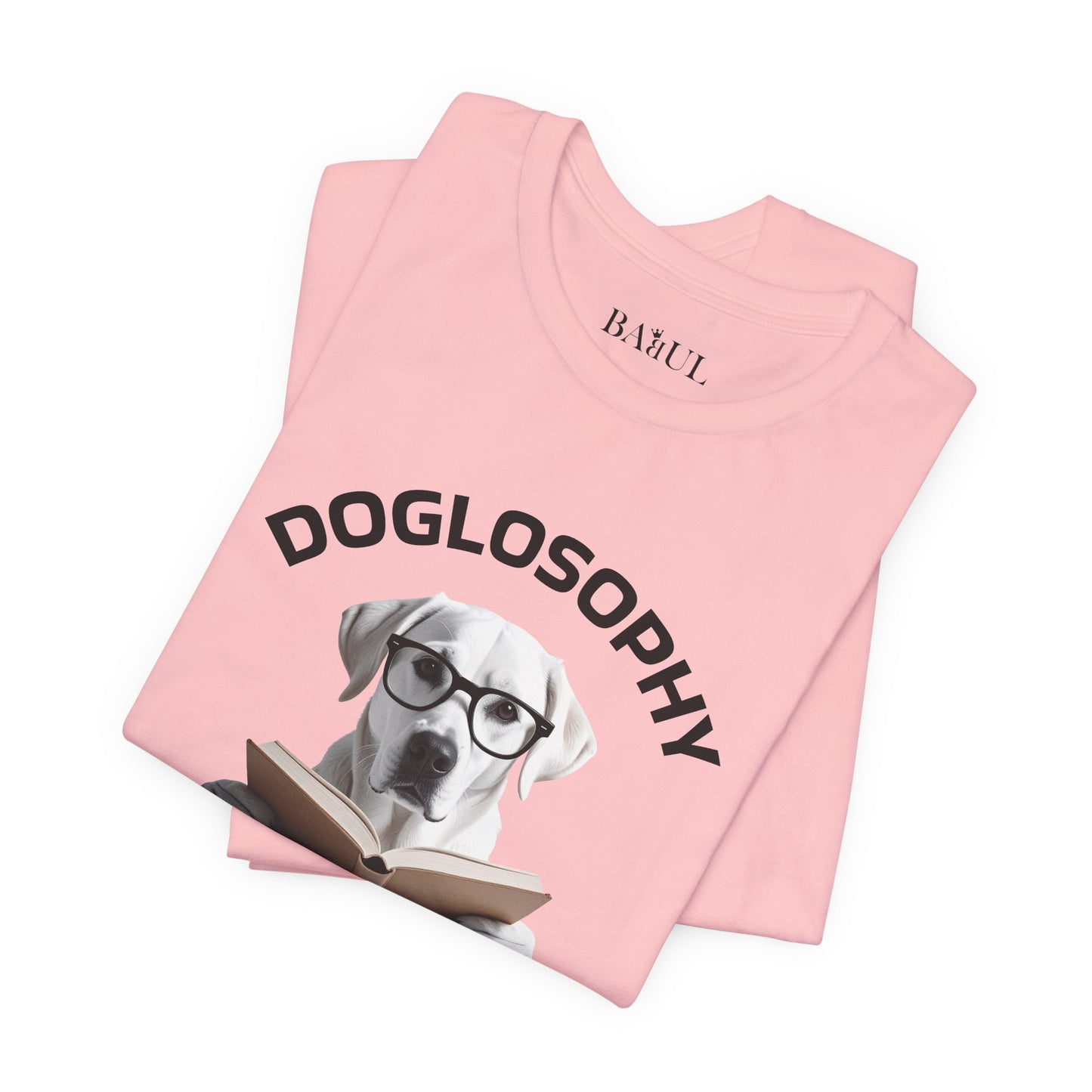 Maglietta a maniche corte unisex Doglosophy – Design "I cani non hanno tutte le risposte"