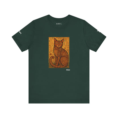 T-shirt unisex CATART - KLIMT - Arte classica, reinterpretata dai gatti.