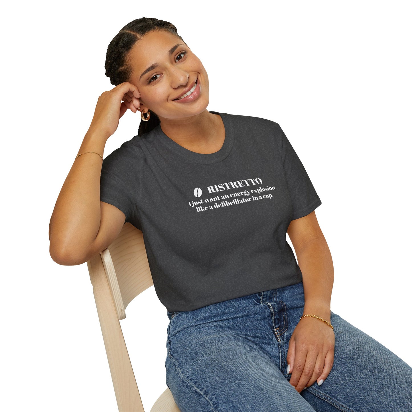 CoffeeTherapy T-Shirt – Irony Is the Best Cure (Right After Coffee)