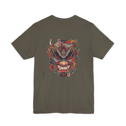 The Bold Oni Mask Streetwear T-Shirt