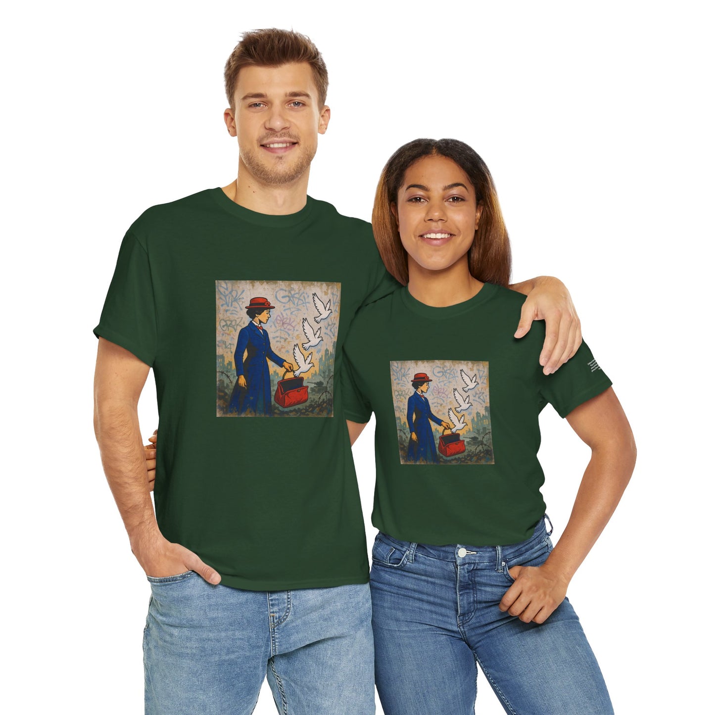 T-shirt Ribelle – Maglietta Unisex in Cotone Pesante per Spiriti Liberi.