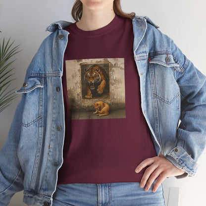 T-shirt Ribelle – Maglietta Unisex in Cotone Pesante per Spiriti Liberi.