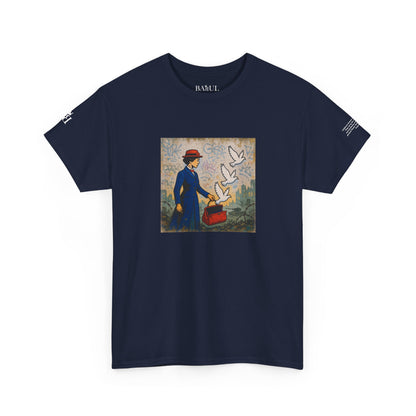 T-shirt Ribelle – Maglietta Unisex in Cotone Pesante per Spiriti Liberi.