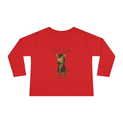 Magliette Rock Soul per bambini - Zebra - Animali dolci con un ritmo ribelle