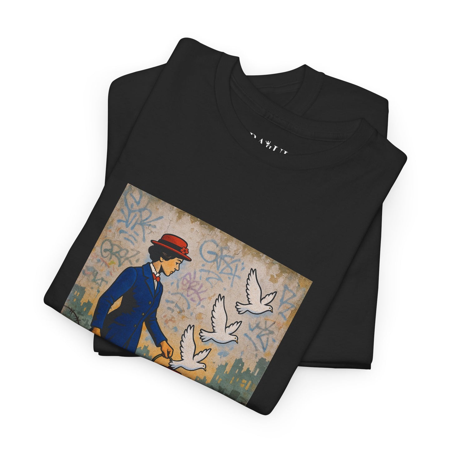 T-shirt Ribelle – Maglietta Unisex in Cotone Pesante per Spiriti Liberi.