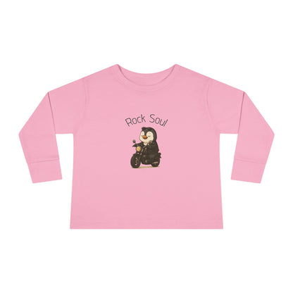 Magliette Rock Soul Kids - Pinguino - Animali dolci con un ritmo ribelle