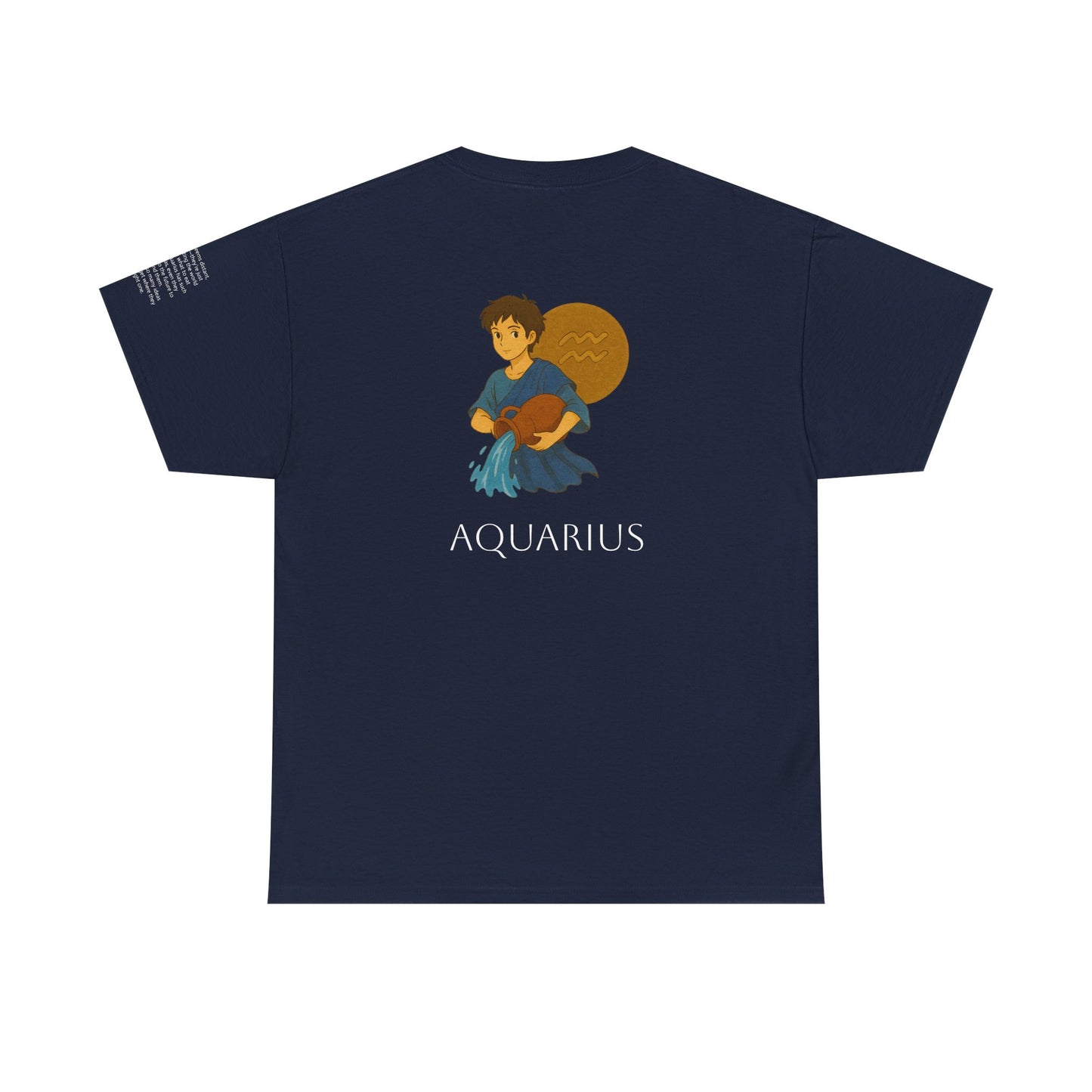 ACQUARIO - T-shirt Zodiacali da sogno: la magia delle stelle in stile Ghibli