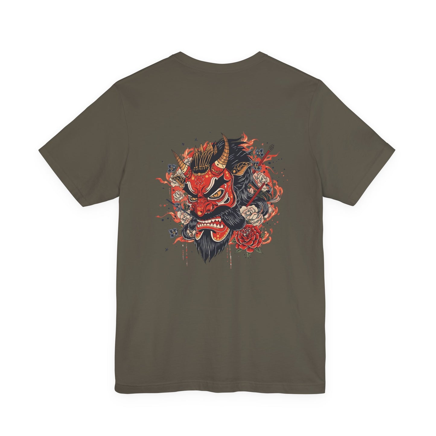 The Bold Oni Mask Streetwear T-Shirt