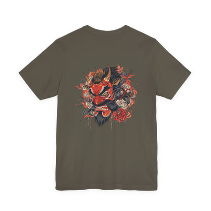 The Bold Oni Mask Streetwear T-Shirt