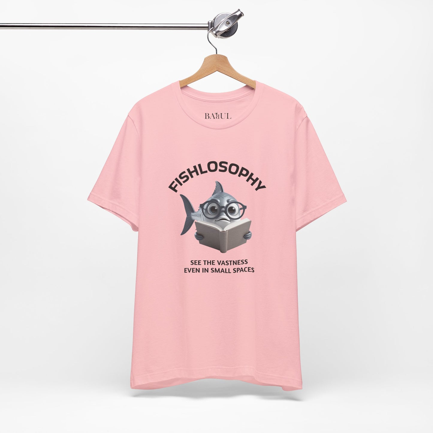 Fishlosophy Unisex Jersey Maglietta a maniche corte – Vedi la vastità anche in spazi ristretti.