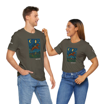 T-Shirt unisex  DOGART - MARC CHAGALL - Un dipinto iconico rivisitato con i cani