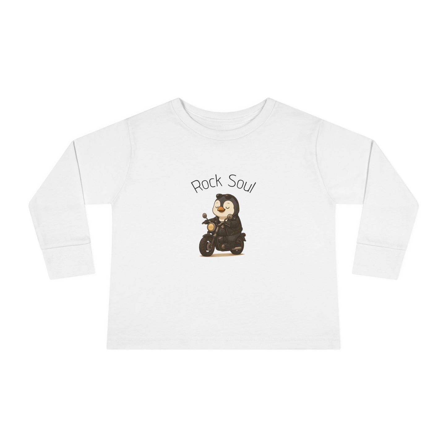 Magliette Rock Soul Kids - Pinguino - Animali dolci con un ritmo ribelle