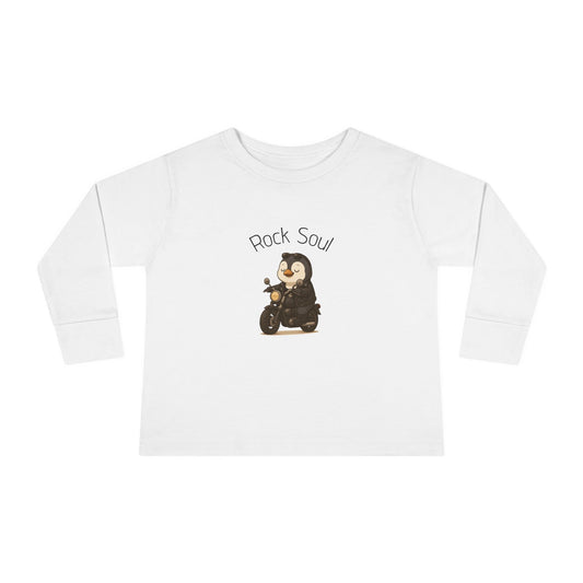 Magliette Rock Soul Kids - Pinguino - Animali dolci con un ritmo ribelle