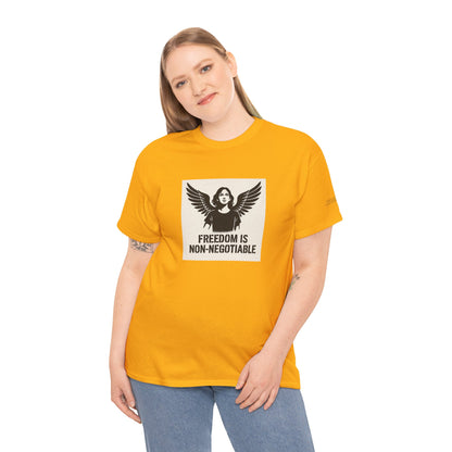 Rebel Graphic Tee - Unisex Heavy Cotton T-Shirt for the Wild at Heart. Rebel Tees, Born to Be Worn - FREEDOM IS NON-NEGOTIABLE