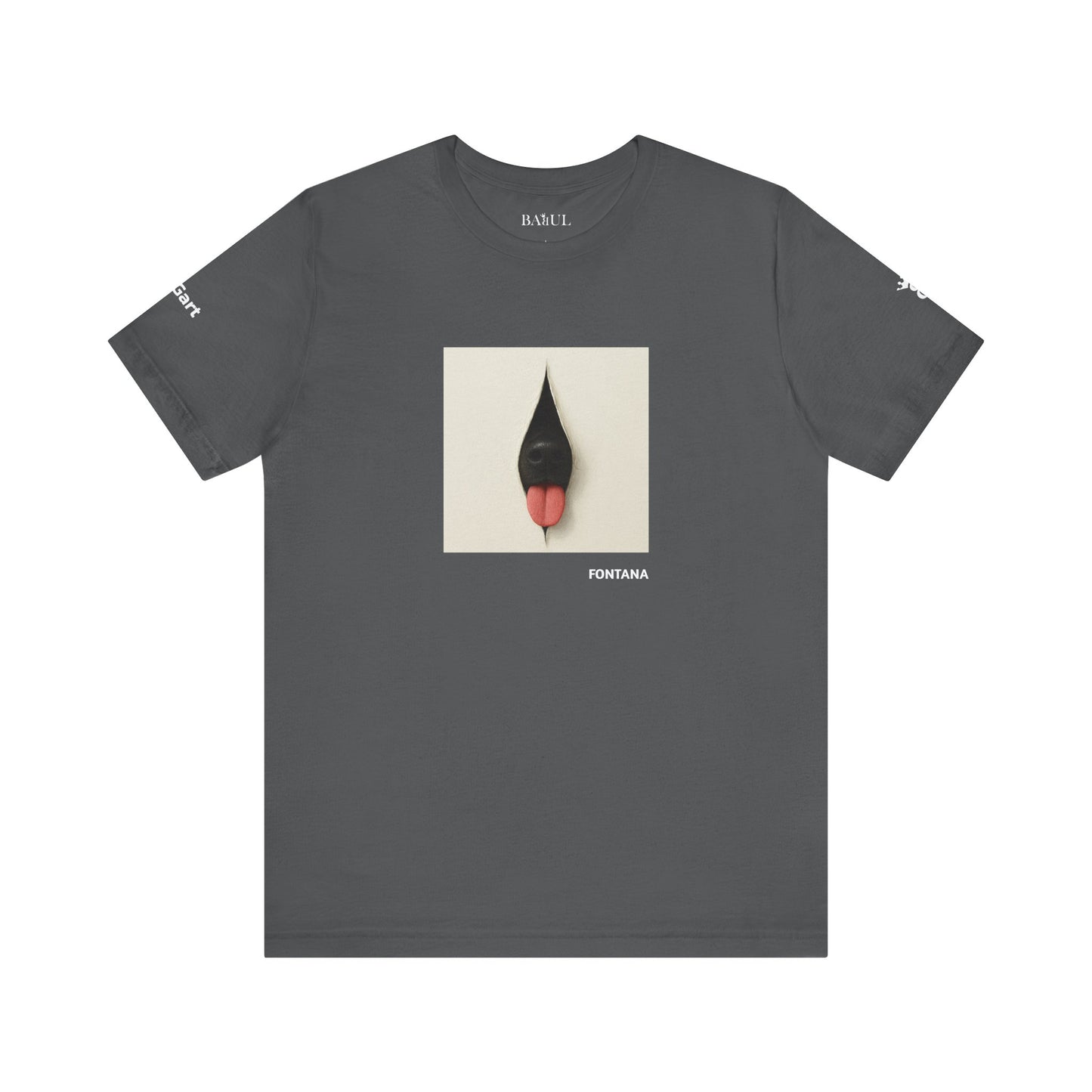T-Shirt unisex  DOGART - FONTANA - Un dipinto iconico rivisitato con i cani