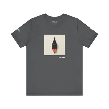 T-Shirt unisex  DOGART - FONTANA - Un dipinto iconico rivisitato con i cani