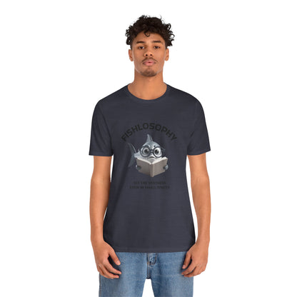 Fishlosophy Unisex Jersey Maglietta a maniche corte – Vedi la vastità anche in spazi ristretti.