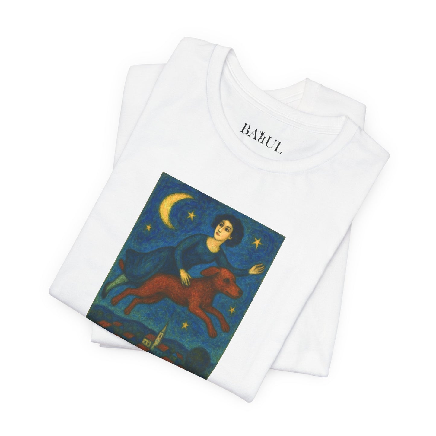 T-Shirt unisex  DOGART - MARC CHAGALL - Un dipinto iconico rivisitato con i cani