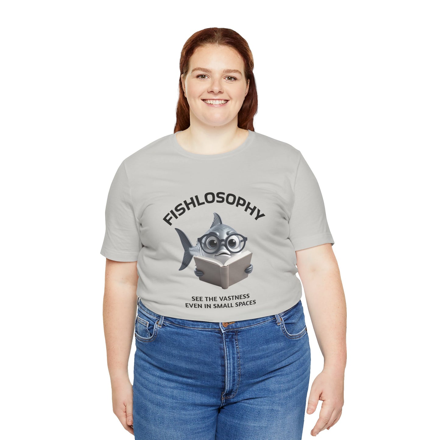 Fishlosophy Unisex Jersey Maglietta a maniche corte – Vedi la vastità anche in spazi ristretti.