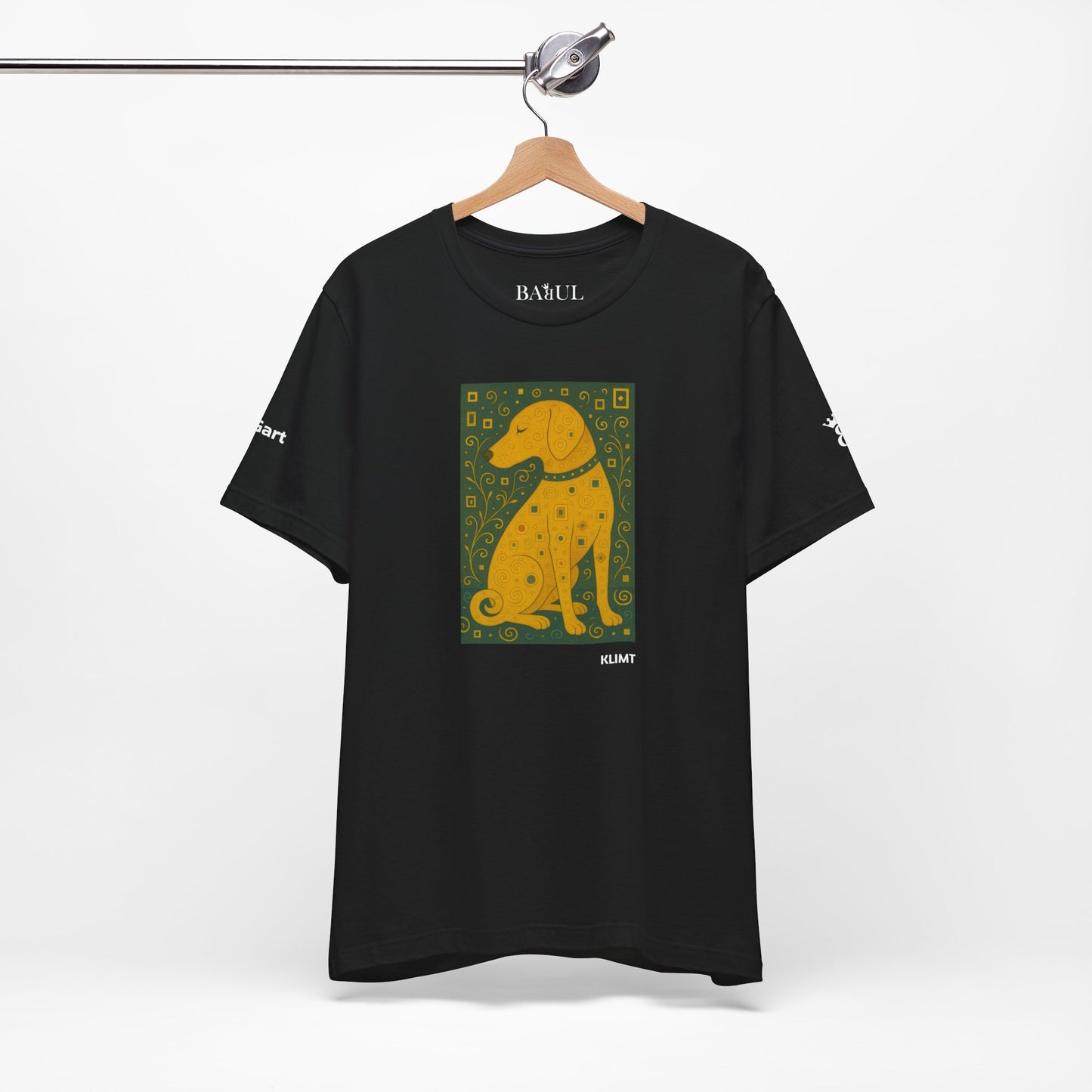 Unisex T-Shirt con cane DOGART  - KLIMT - Dipinto iconico rivisitato con i cani