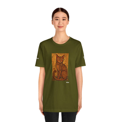 T-shirt unisex CATART - KLIMT - Arte classica, reinterpretata dai gatti.