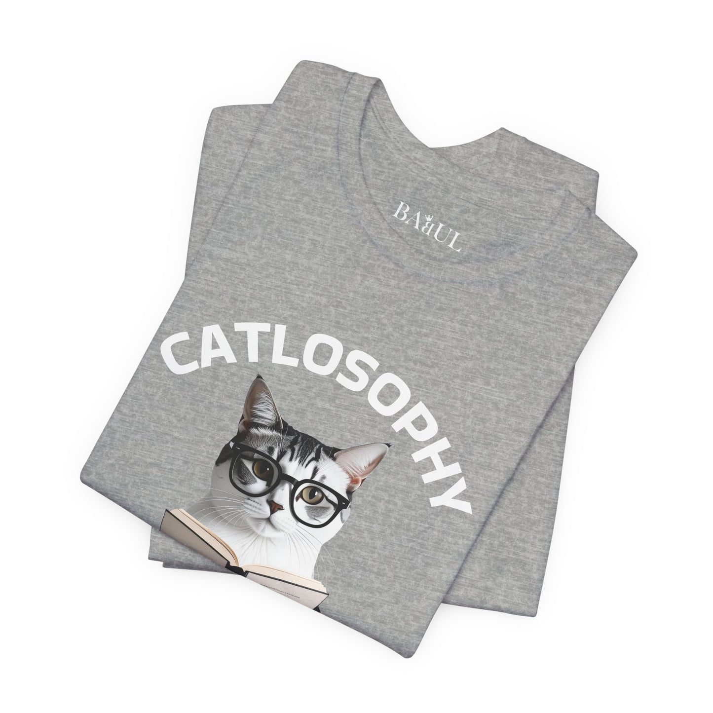 Catlosophy Unisex Jersey Maglietta a maniche corte – Design "Non ti sto ignorando, solo che non me ne frega niente"