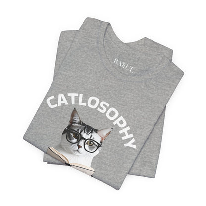 Catlosophy Unisex Jersey Maglietta a maniche corte – Design "Non ti sto ignorando, solo che non me ne frega niente"