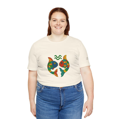 PISCES - T-shirt, The Zodiac in Colors