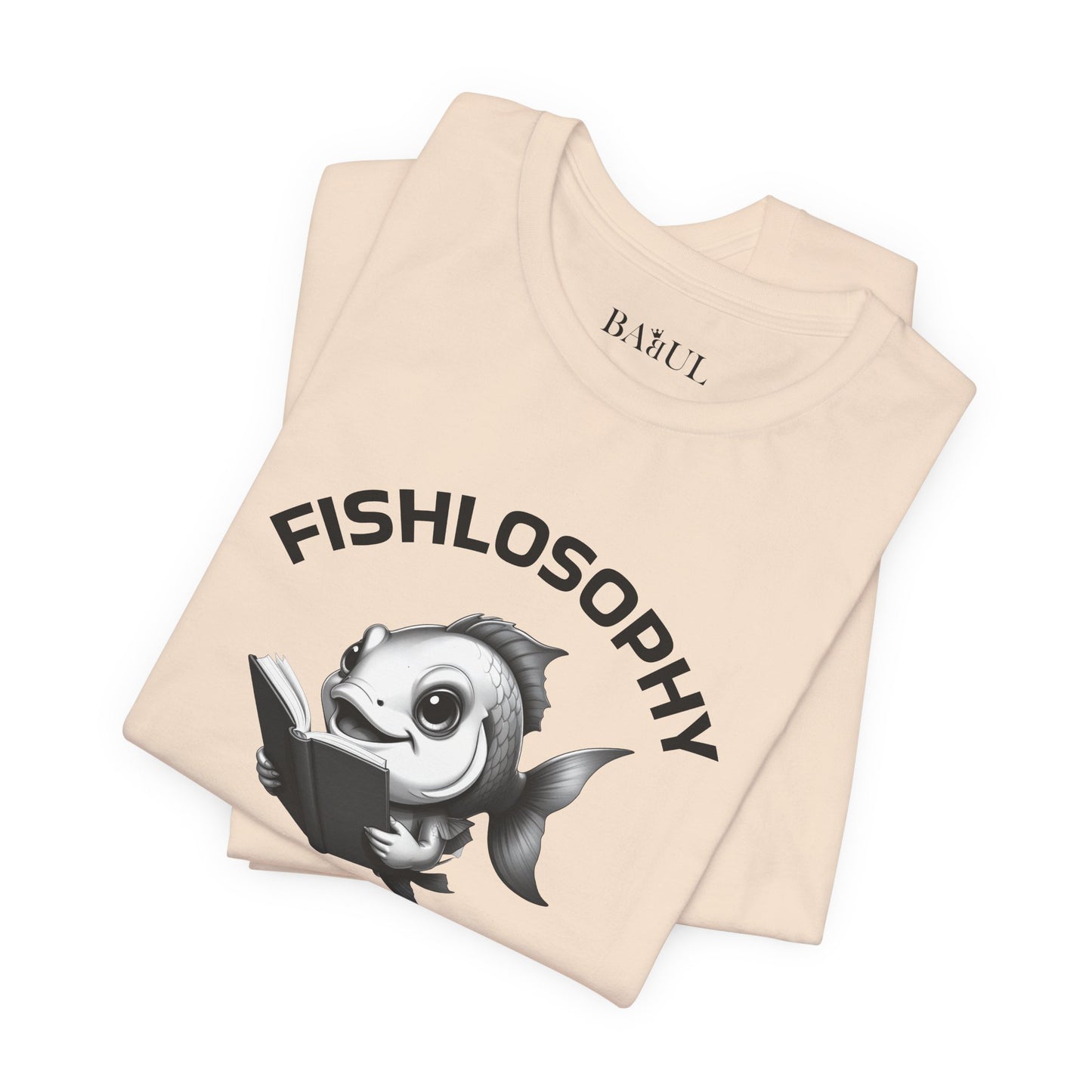 Fishlosophy Unisex Jersey Maglietta a maniche corte – Vedi la vastità anche in piccoli spazi.