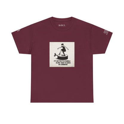 T-shirt Ribelle – Maglietta Unisex in Cotone Pesante per Spiriti Liberi.