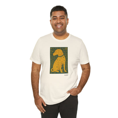 Unisex T-Shirt con cane DOGART  - KLIMT - Dipinto iconico rivisitato con i cani
