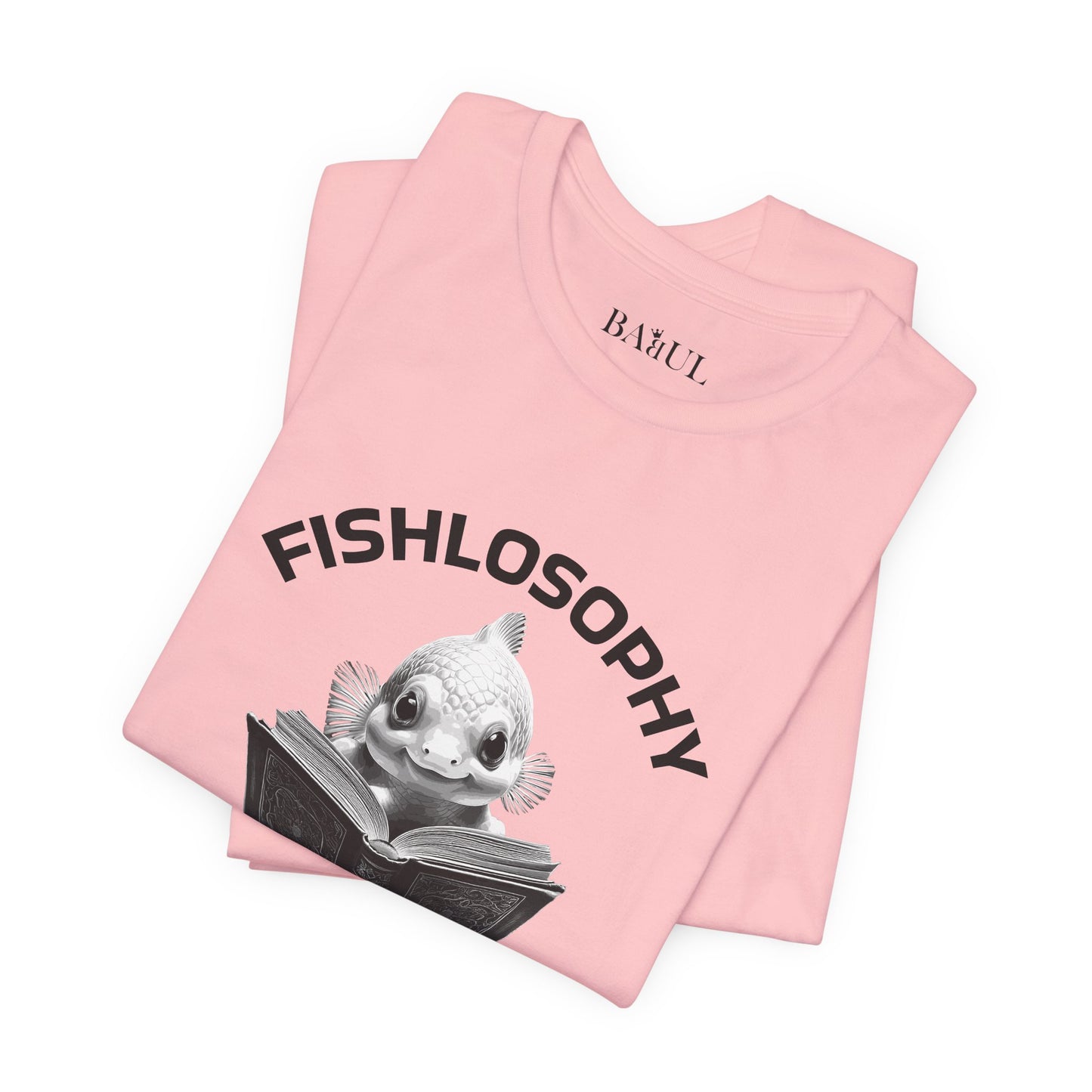 Maglietta a maniche corte unisex Fishlosophy – I vermi che hanno fretta vengono mangiati per primi.