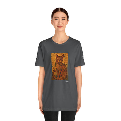 T-shirt unisex CATART - KLIMT - Arte classica, reinterpretata dai gatti.