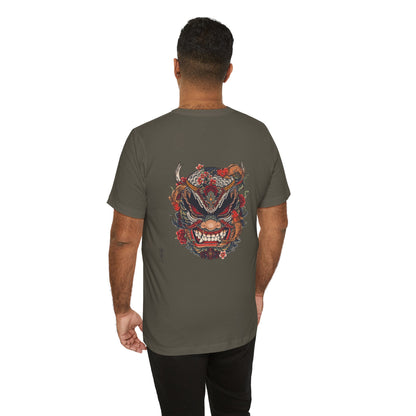 The Bold Oni Mask Streetwear T-Shirt