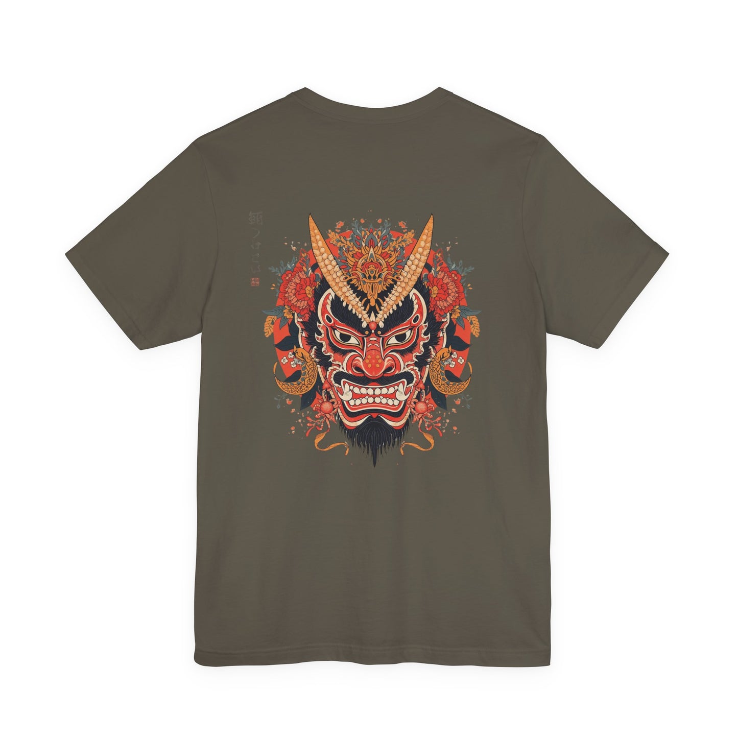 The Bold Oni Mask Streetwear T-Shirt