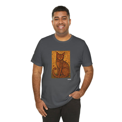T-shirt unisex CATART - KLIMT - Arte classica, reinterpretata dai gatti.