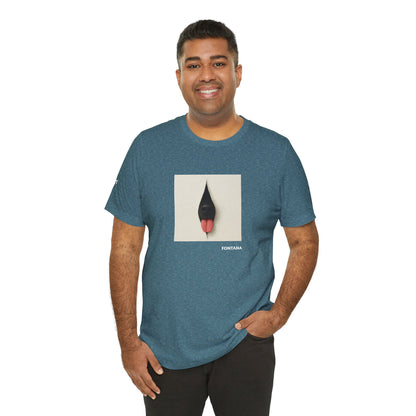 T-Shirt unisex  DOGART - FONTANA - Un dipinto iconico rivisitato con i cani