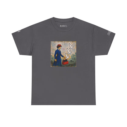 T-shirt Ribelle – Maglietta Unisex in Cotone Pesante per Spiriti Liberi.