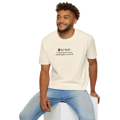 CoffeeTherapy T-Shirt – Irony Is the Best Cure (Right After Coffee)
