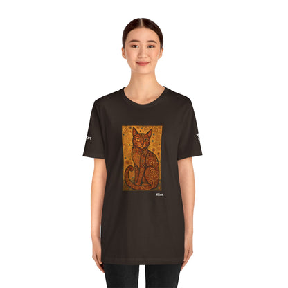 T-shirt unisex CATART - KLIMT - Arte classica, reinterpretata dai gatti.