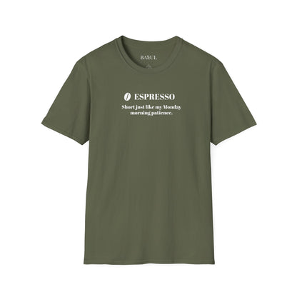 CoffeeTherapy T-Shirt – Irony Is the Best Cure (Right After Coffee)