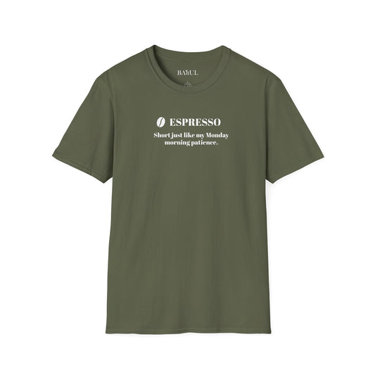 CoffeeTherapy T-Shirt – Irony Is the Best Cure (Right After Coffee)