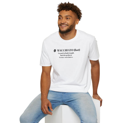 CoffeeTherapy T-Shirt – Irony Is the Best Cure (Right After Coffee)