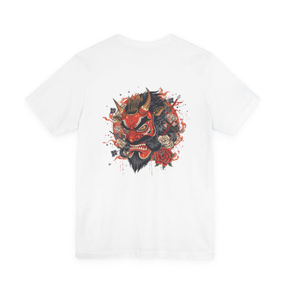 The Bold Oni Mask Streetwear T-Shirt