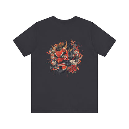 The Bold Oni Mask Streetwear T-Shirt